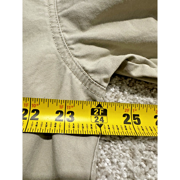 Tommy Hilfiger Men’s Large Tan Khaki Full Zip Jacket Crest Logo Cotton Lined - Picture 4 of 8